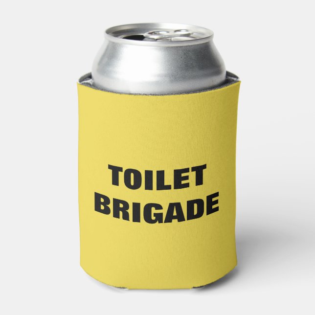 TOILET BRIGADE CAN COOLER (Can Front)