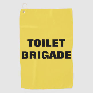 TOILET BRIGADE GOLF TOWEL