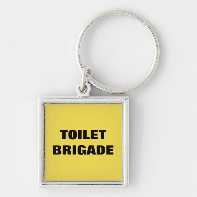 TOILET BRIGADE KEY RING (Front)