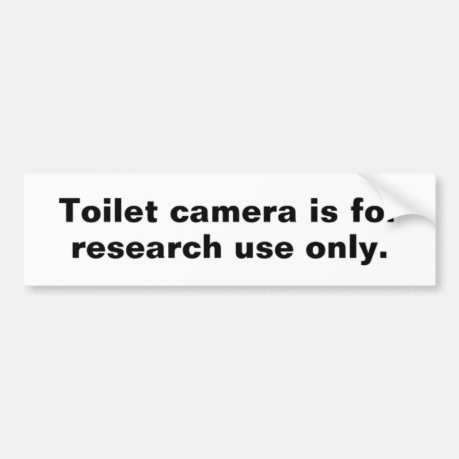 Toilet Camera Sticker (Front)