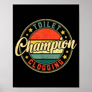 Toilet Clogging Chamon  Poster
