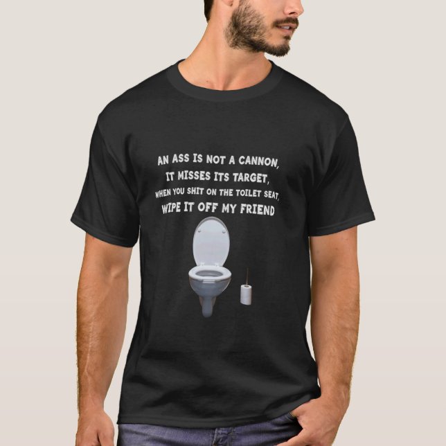 Toilet design rules T-Shirt (Front)