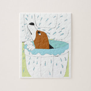 toilet dog jigsaw puzzle