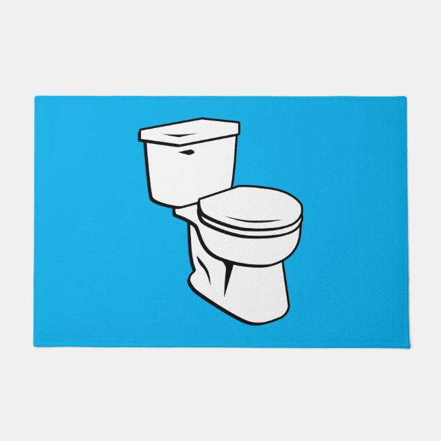 Toilet Graphic Doormat (Front)