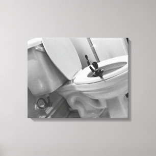 Toilet Humour Canvas Print