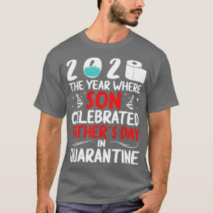 Toilet Paper And Face Mask Happy 2020 The Year Whe T-Shirt