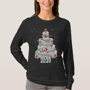 Toilet Paper Christmas Tree Ugly Christmas Family  T-Shirt