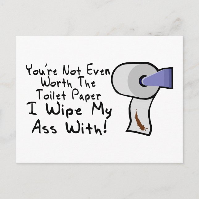 Toilet Paper Postcard (Front)