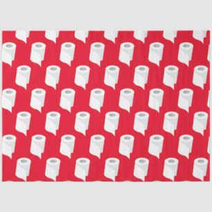 Toilet Paper Roll Funny Quarantine Theme Red
