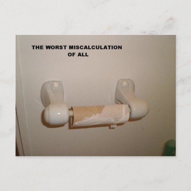 TOILET PAPER SUPRISE POSTCARD (Front)