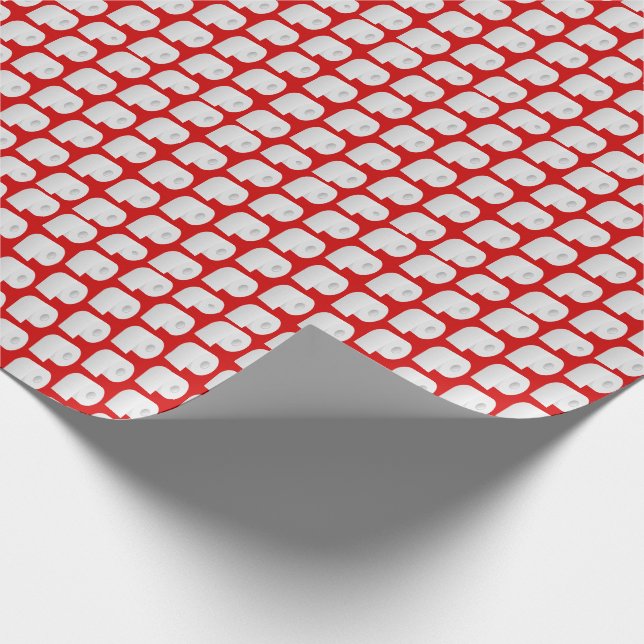 Toilet Patter Pattern Wrapping Paper (Corner)