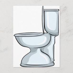 Toilet Postcard