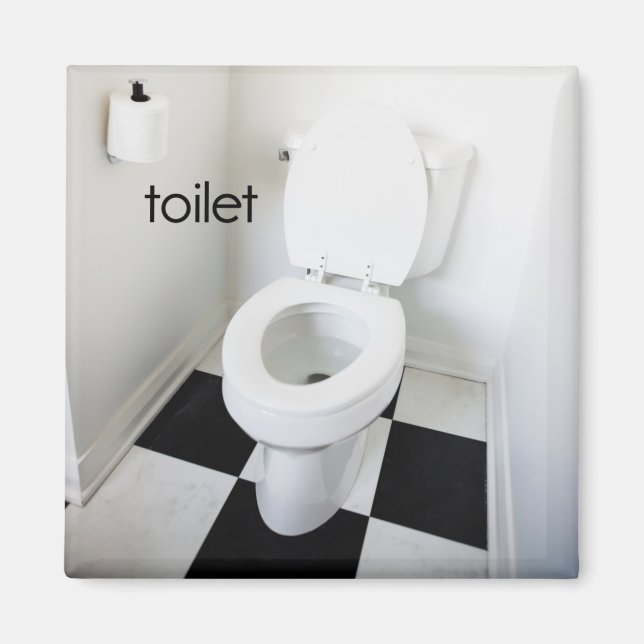 Toilet Refrigerator Magnet (Front)