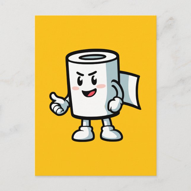 Toilet Roll Postcard (Front)