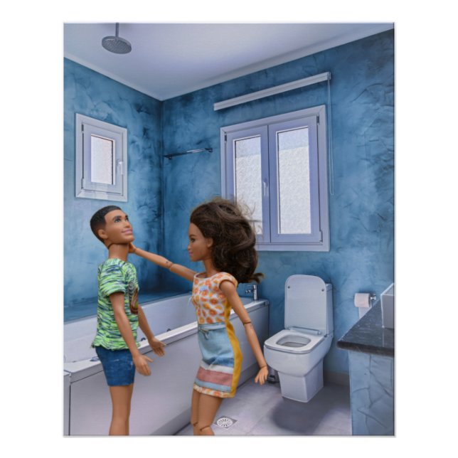 Toilet seat conflict poster (Front)