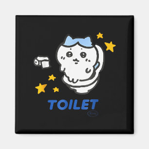 Toilet Time Chikawa Meme Funny Tee Magnet