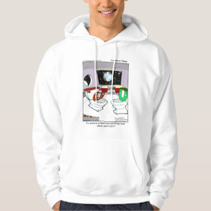 Toilet UFO Funny Hoodie by Rick London