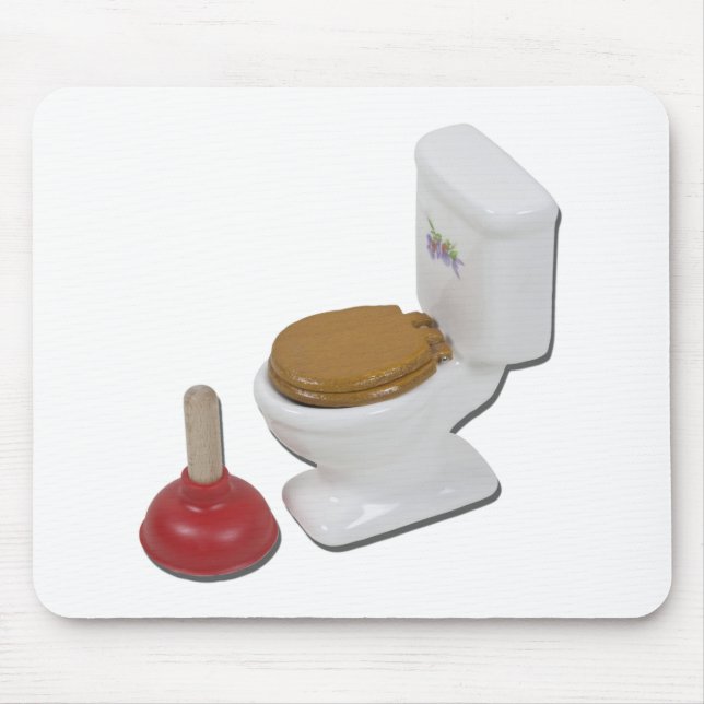 ToiletLargePlunger051411 Mouse Pad (Front)