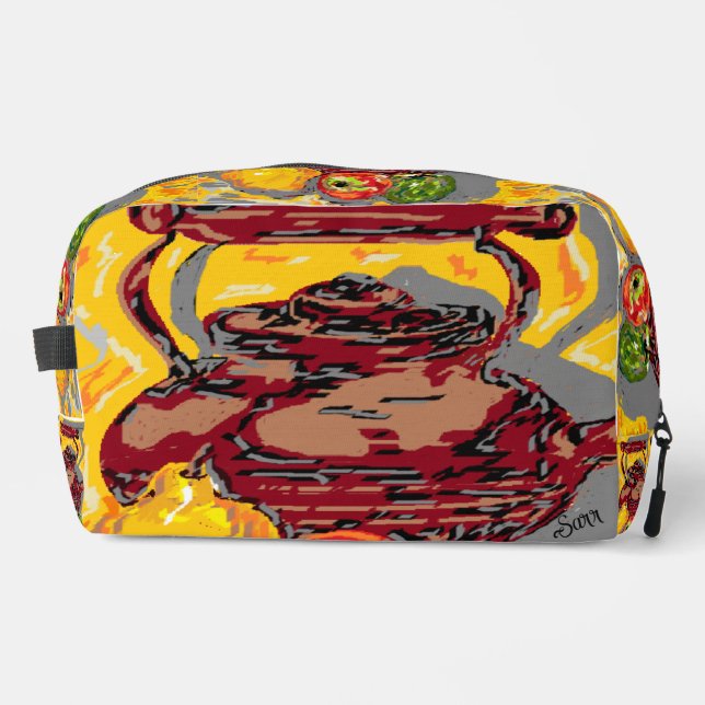 Toiletry Bag :  Tea Time (Front)