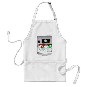 Toilets From Outer Space Funny Tees Mugs Cards Etc Standard Apron