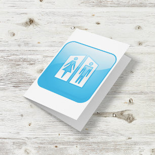 Toilets Icon Card