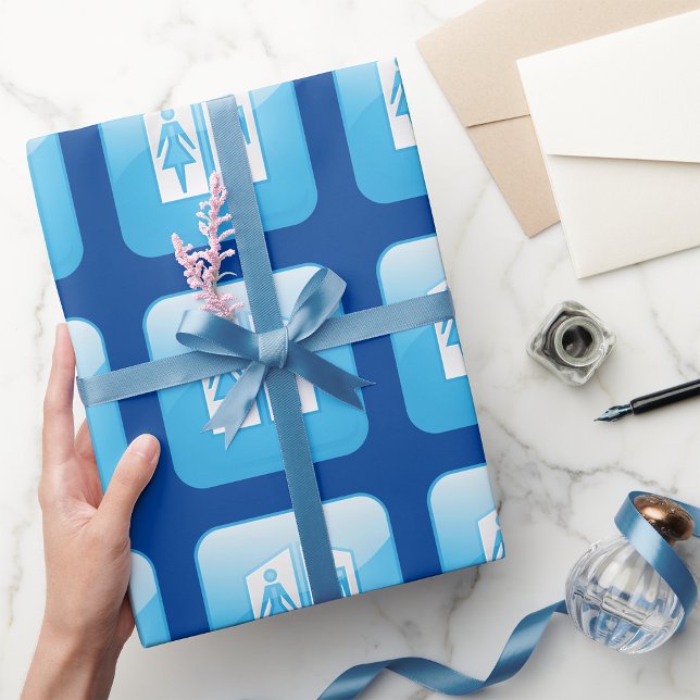 Toilets Icon Wrapping Paper (Creator Uploaded)