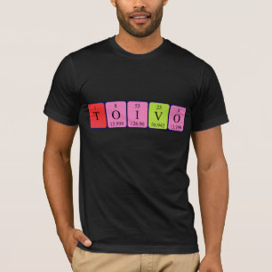 Toivo periodic table name shirt