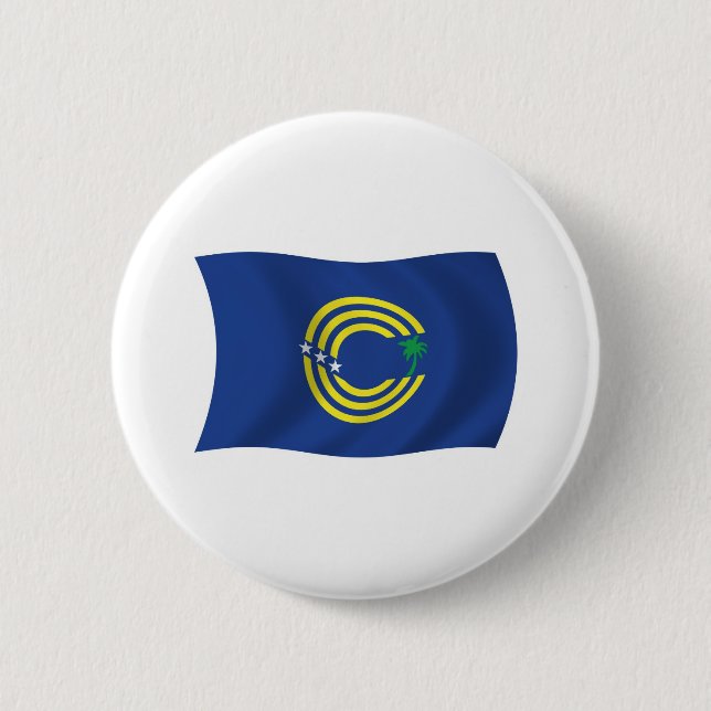 Tokelau Flag Button (Front)