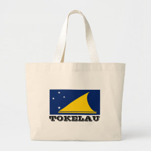 Tokelau Flag Large Tote Bag