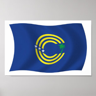 Tokelau Flag Poster Print