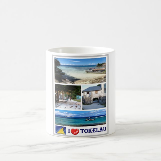 Tokelau - I Love - Coffee Mug (Center)