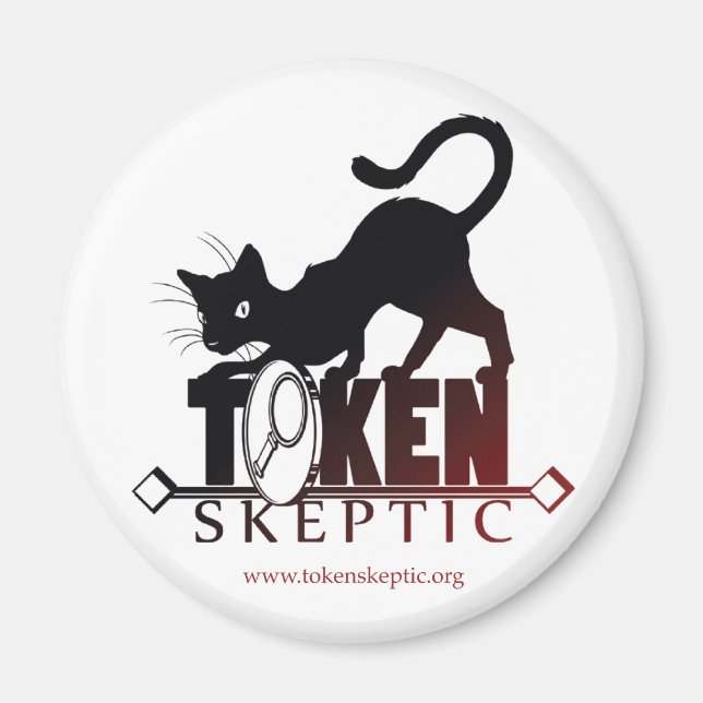 Token Sceptic Podcast Magnet (Front)