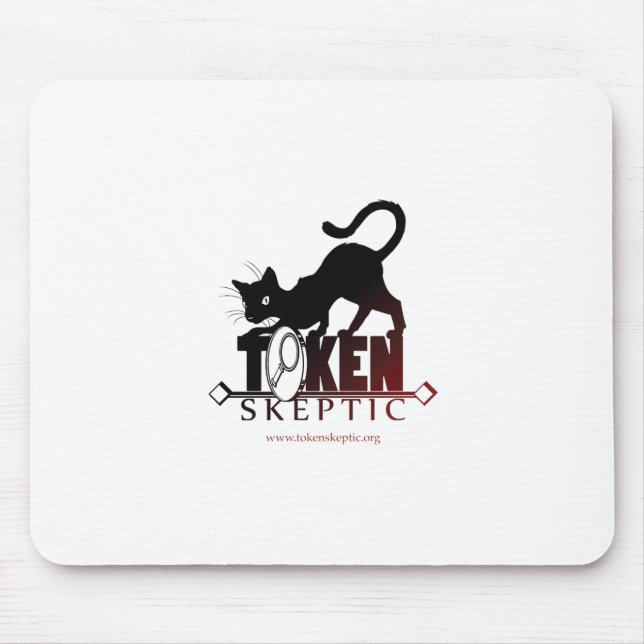 Token Sceptic Podcast Mouse Pad (Front)