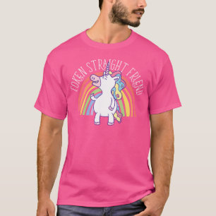 Token Straight Friend Lgbtq Ally Gay Pride Rainbow T-Shirt