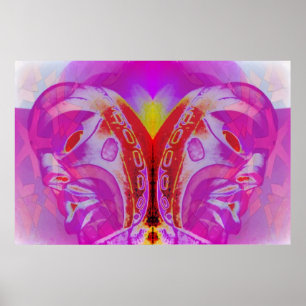 Toko Masks For Purple Twins Ken Gauge Surrealist Poster