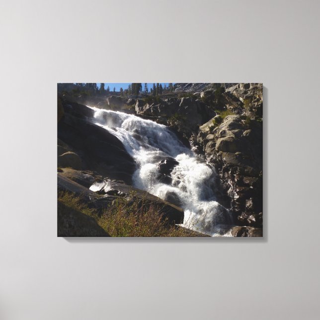Tokopah Falls II at Sequoia National Park Canvas Print (Front)