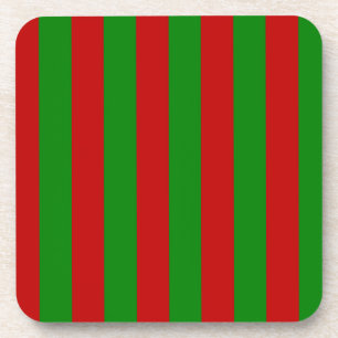 Toksie Turbie Red and Green Wallpaper Coaster