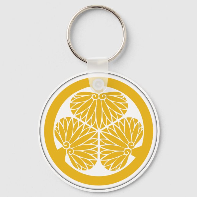 Tokugawa Clan Kamon Key Ring (Front)