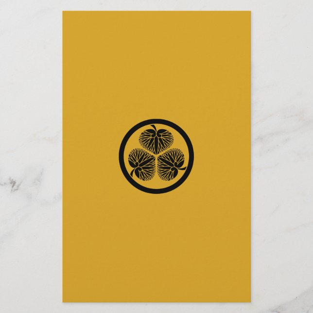 Tokugawa hollyhock 2(first,2nd,3rd)33 stationery (Front)
