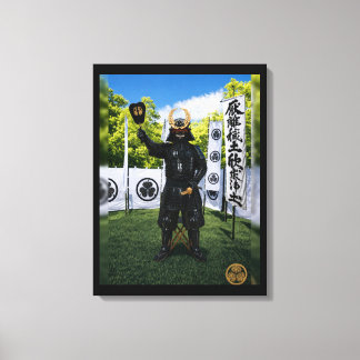 Tokugawa Ieyasu Samurai Armour Blue Sky Canvas Print