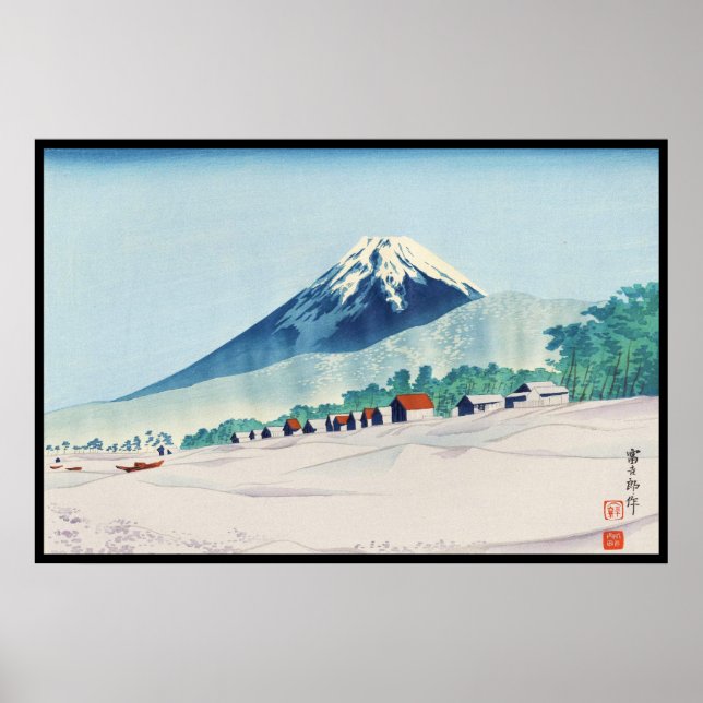 Tokuriki Tomikichiro 36 Views Of Fuji art japan Poster (Front)