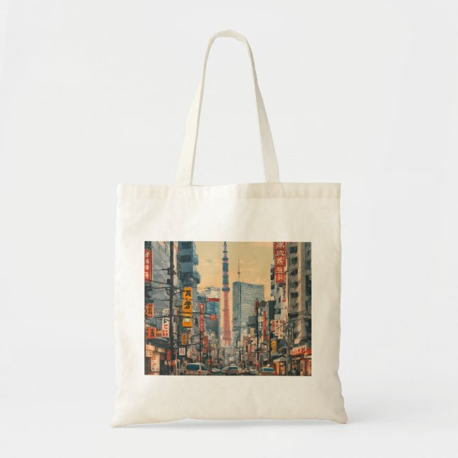 Tokyo (5) tote bag (Front)
