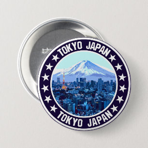 Tokyo 7.5 cm round badge