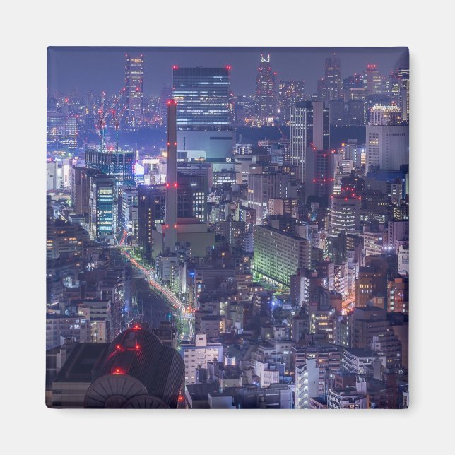 Tokyo at night magnet (Front)