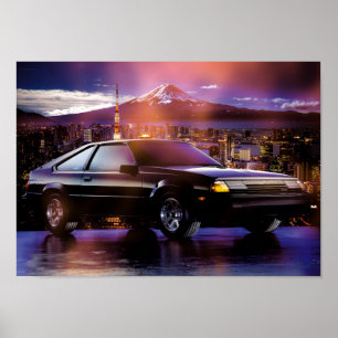 Tokyo Celica Poster