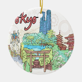 Tokyo Ceramic Tree Decoration