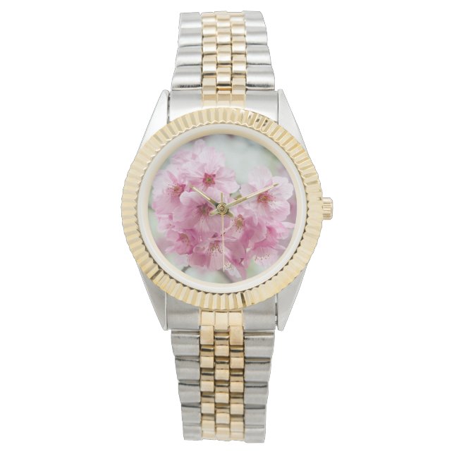 Tokyo Cherry Blossoms – Pink Sakura Bloom Watch (Front)