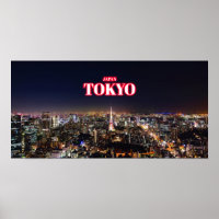 Tokyo City At Night - Japan