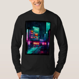 Tokyo Cyberpunks Retro lo-fi indie Japan vibe aest T-Shirt