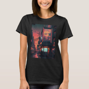 Tokyo Cyberpunks Retro lo-fi indie Japan vibe aest T-Shirt